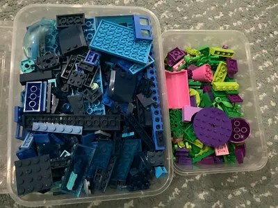 2 lego boxes. (Read description for more information about product)
