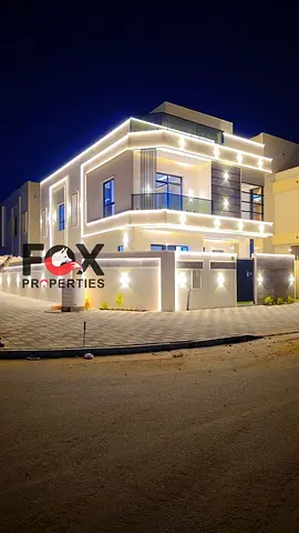 يلا تصميم عصري وفاخر جاهزة للتسليم فوراً، تتميز بموقع ممتاز (زاوية شارعين مع ارتداد كبير)  ​تفاصيل الفيلا: ​التصميم: أرضي + أول 2,050,000