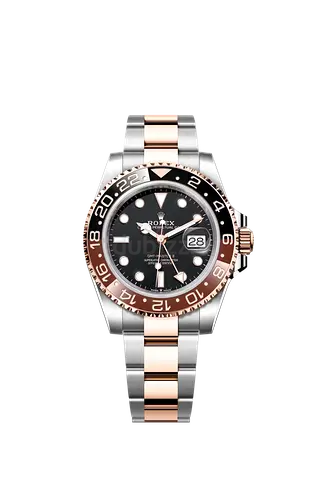 Rolex GMT-Master II Root Beer Everose Rolesor, Black Dial, Date - Excellent Condition