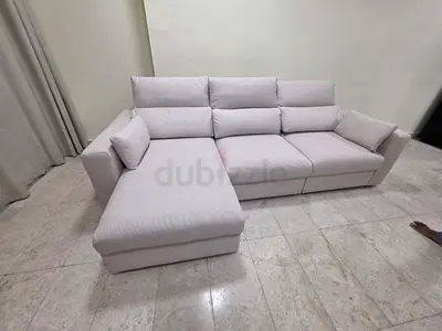Ikea Eskilstuna L shape sofa bed with storage