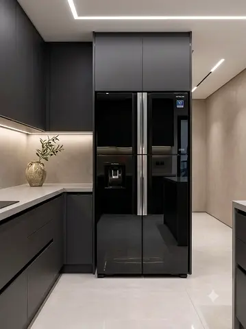 Hitachi 4-Door Refrigerator – Built-In Water Dispenser, Modern Design