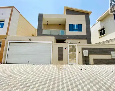 5BR Villa for Annual Rent in Al Yasmeen, Ajman – 8 Baths, Majlis, Dining Room, Maid’s Room with Private Bath & Automatic Car Garage.