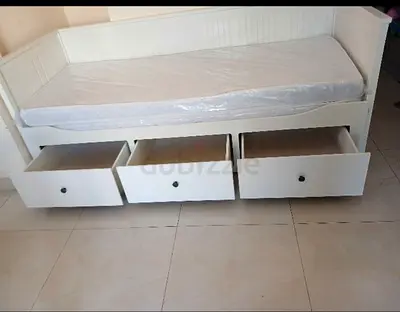 IKEA Brand hamnes day bed with 2 mattresses and 3 store drawer available