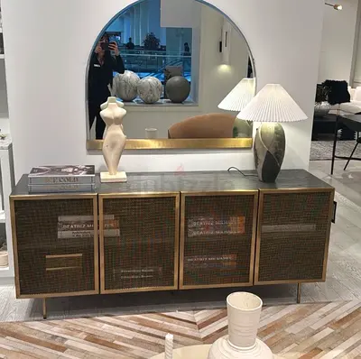 Luxury CB2 - wooden TV cabinet / media console in good condition