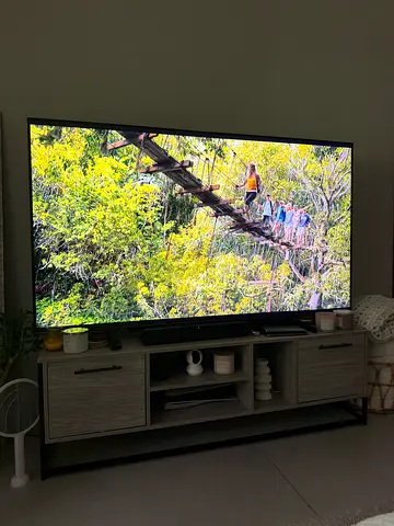 TV Stand Light Grey - AED400