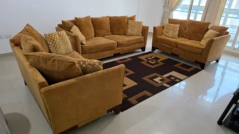 Three(3) piece living room Sofa set in good condition for sale