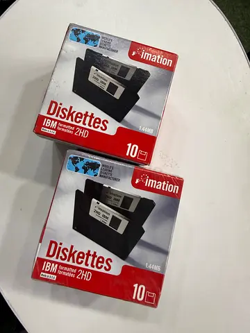 Imation IBM 2HD 3.5" Floppy Diskettes (each pkt price )