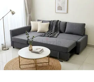 . Contemporary L-Shape Sofa Bed
Clean modern design combined with sleeping functionality and spaciou