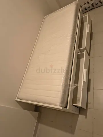 IKEA brimness daybed with 2 big storage drawers and 2 IKEA mattresses.