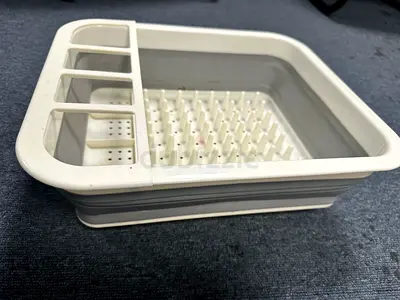 Collapsible Foldable Dish Drying Rack - Portable Kitchen Drainer