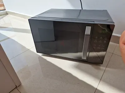 Grey countertop microwave oven - good working condition