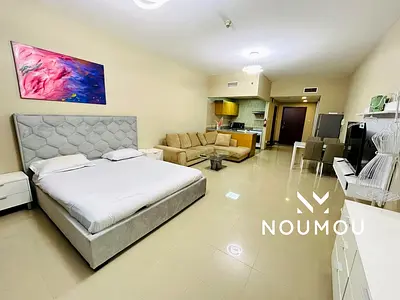 12 cheques / Spacious Studio / Near to Al Khail Exit