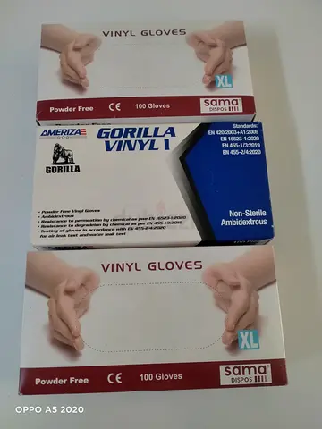 Vinyl gloves