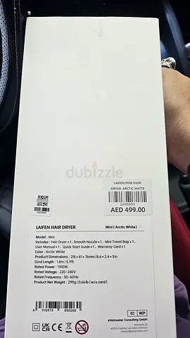 LAFEIN Hair Dryer (unused in box) - model Lafeni Hair Dryer 2pcs other open box and other still seal