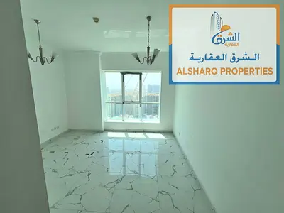 غرفة وصالة واسعة، غرفة ماستر، حمامان، جيم، مسبح، باركن مجاني، وسهولة الوصول للشارقة ودبي.