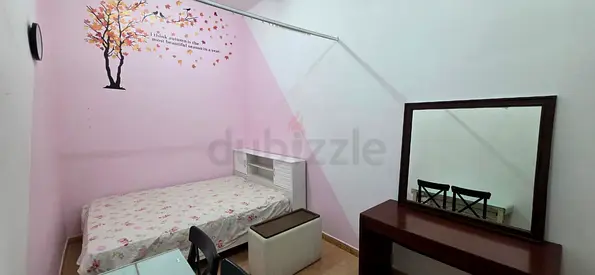 Fully furnished Room for rent in Ajman.