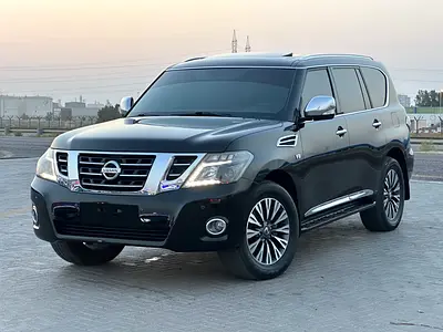 Nissan patrol platinum 2018 LE big engine GCC super clean car