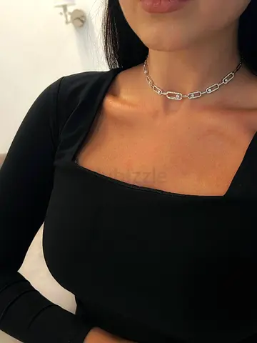 Messika Chunky Chain Necklace - Short Choker Style