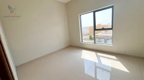 Brand new, never-before-occupied apartment for annual rent in Al Nuaimiya, Ajman, on Kuwait Street.
