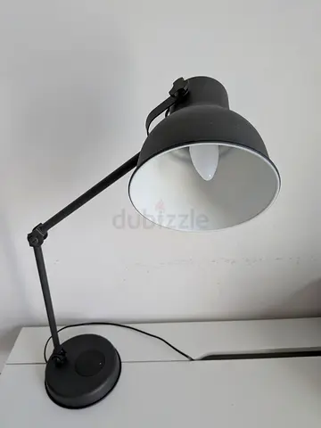 Adjustable Black Desk Lamp - Good Condition