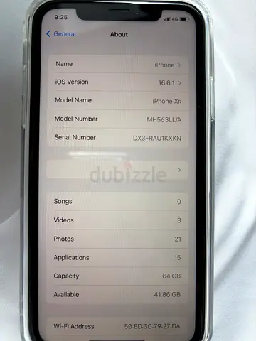 iPhone XR 64GB in clear case — good working condition