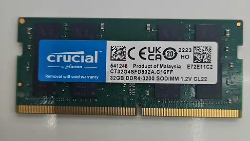 32GB DDR4 SO-DIMM Laptop RAM (Used)