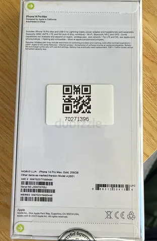 Sealed iPhone 14 Pro Max 256 - Brand New in Box