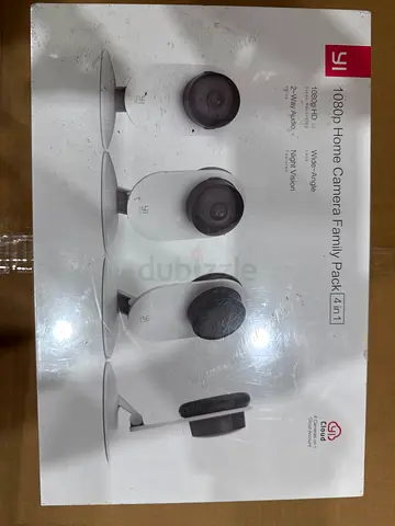 YI 1080p Home Camera Family Pack (4-in-1) - Boxed