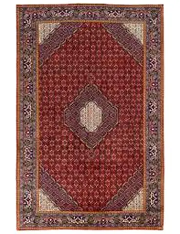 Used Traditional Red Persian-Style Area Rug - Good Condition