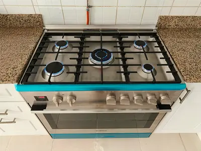 Bosch Series 8 Premium Dual Fuel Cooking Range – 90 cm Top Gas Oven Electric cooker