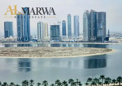 Full Sea View | 2BR + Maid Room | Balcony | Built-in Wardrobes | 12 Cheques || Brand-New Building | Free Parking