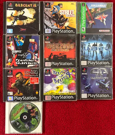 Ps1 games 120 dhs
