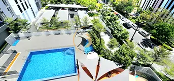 BRAND NEW LUXURY MASSIVE SIZE FULLY EQUIPPED APARTMENT WITH LARGE BALCONY CLOSE KITCHEN MORDEN LAYOU