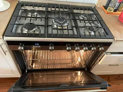 Siemens top gas oven electric iq700 dual fuel 90cm Exellent Condition