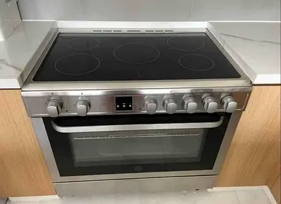 Hoover Stainless Steel Electric Range with Ceramic Hob