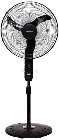 Frigidaire Adjustable Black Pedestal Fan - Good Working Condition