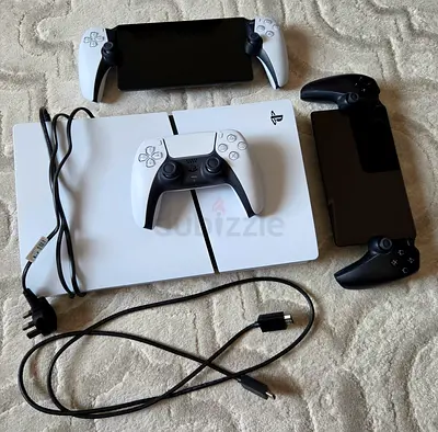 PS5 Slim console with controller, cables and 2 PS Portals. Great working condition