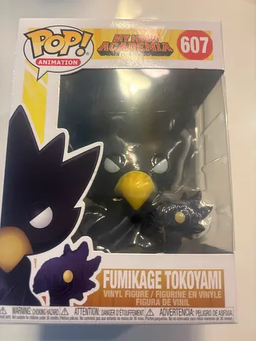 Funko Pop! Animation #607 Fumikage Tokoyami (With Tiny Toy) - Brand New in Box