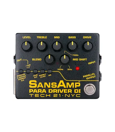 Tech21 PMDI-V2 SansAmp Para Driver DI (v2) - Instrument Pre-amp Pedal w/ Paramet - Brand New