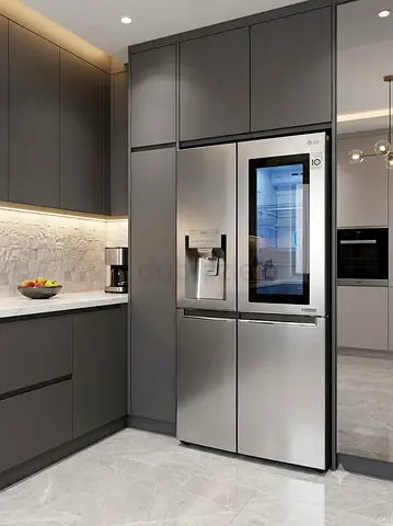 LG InstaView Side-by-Side Refrigerator – Ice Maker & Water Dispenser