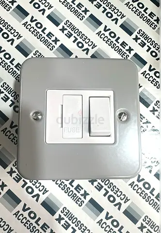 Single Gang Fused Switch Isolator (Wall Mount) - New Condition