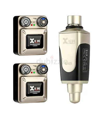 Xvive U45R2 In-Ear 5.8 GHz Monitor Wireless System 1 xTransmitter & 2 x Receiver - Brand New
