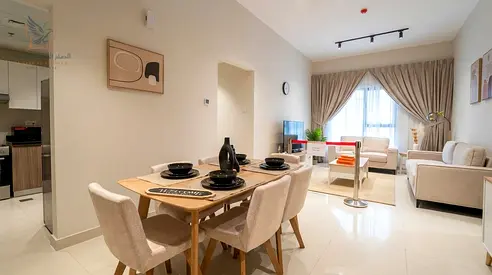 Special rental opportunity in Ajman furnished two bedroom apartment with living room first tenant o