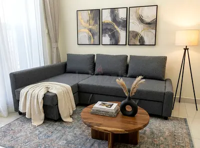 Space-Saving Sofa Bed
Perfect for apartments and living rooms. Easily converts into a bed and includ