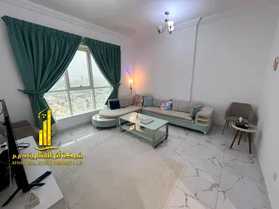 لراغبي الفخامة والتميز شقة فاخرة للايجار الشهري غرفة وصالة باطلالة مفتوحة مفروشة بالكامل باثاث راق جدا مع مطبخ مجهز بالكامل بأحدث الاجهزة ✨