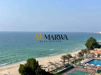 Beach View || Luxury 2BR + Maids Room|| Private Beach || Chiller Free || Parking Free || All Amenities