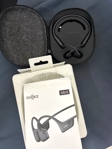 Shokz OpenRun Mini Bone Conduction Headphones with Case and Box