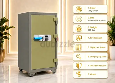 Brannd new Premium Quality Fire proof Digital safe locker Available