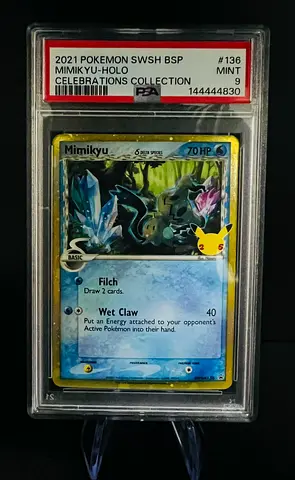 Pokémon Graded Slab For Sale - Mimikyu Delta species PSA 9