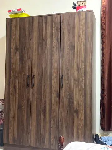 Two-door wooden wardrobe / armoire in good condition